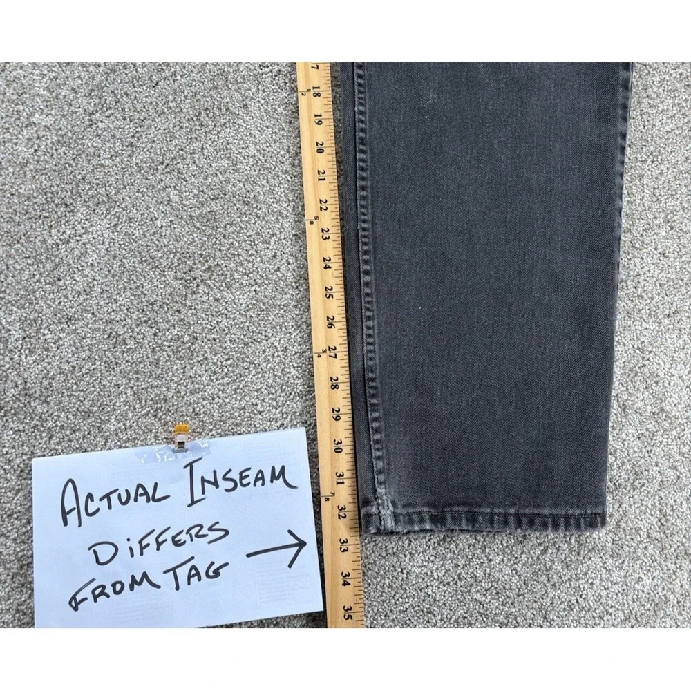 Vintage Levis 550 Jeans‎ 38x34 (36x33) Gray Relaxed Workworn Paint Splatter Y2K